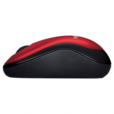 MOUSE LOGITECH M185 WIRELESS RED (3)